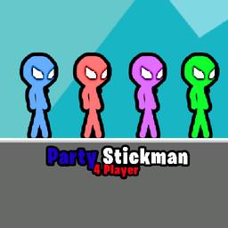  Party Stickman 4 Player